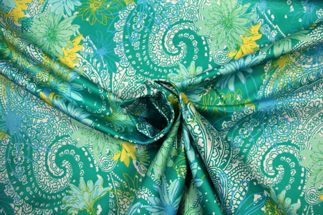 Floral & Paisley Stretch Cotton