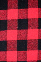 Black & Red Canterbury Brushed Check Wool Blend