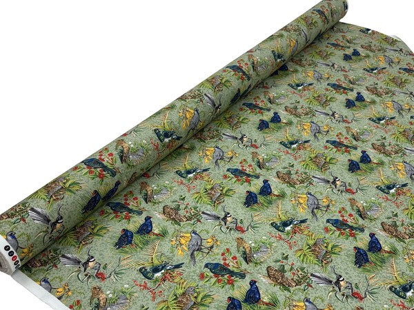 NZ Birds Kiwiana Cotton