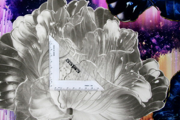 Large Multi Flowers on Digital Printed Rayon