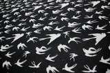 Swooping Swallows - Reversible Coat Weight Polyester