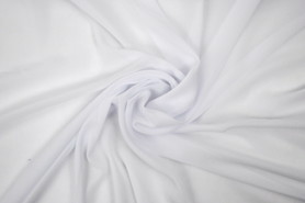 *BULK BARGAIN - 5m for $25.00 White Plain Chiffon