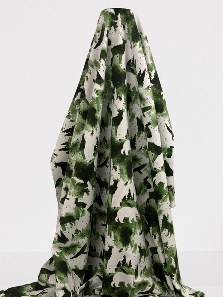 Green Tones Arctic Animals Wincyette