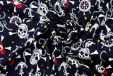 Pirates on Navy Printed Stretch Drill