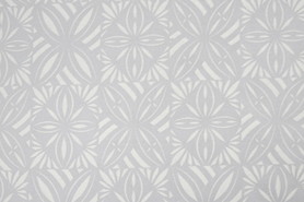 Classic Island Design White on White Sturdy Stretch Knit