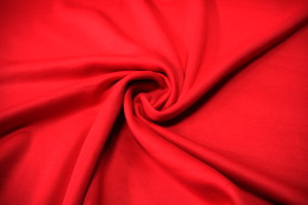Red Brushed Sweatshirting