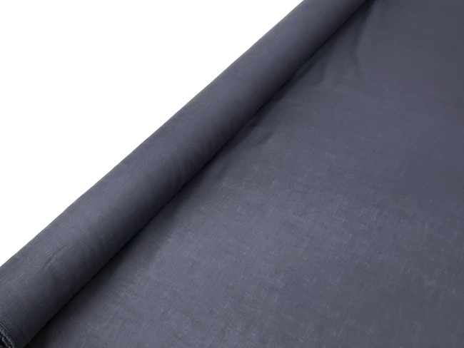 Charcoal Linen Tencel Blend
