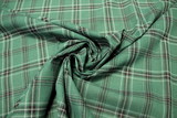 Classic Green Tartan Wool Shirting