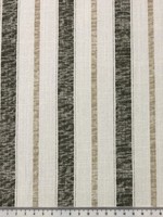 Olive, Beige & Ivory 100% Striped Linen