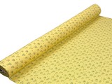 Green Dogs on Lemon Printed Cotton