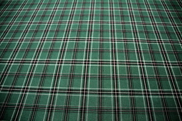 Classic Green Tartan Wool Shirting