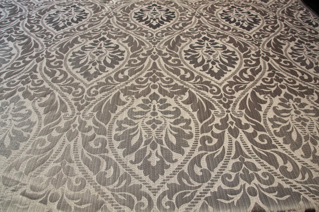 Baroque Jacquard Upholstery in Fawn & Taupe