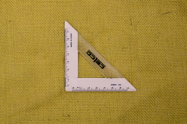 Golden Yellow Plain Hessian