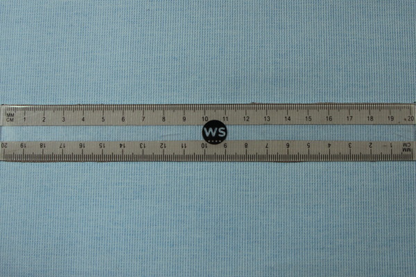 Blue & White Textured Woven Polycotton New Image