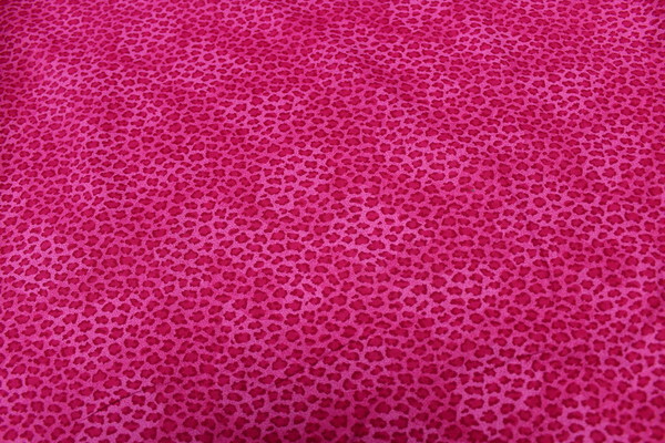 Fuschia Cheetah Printed Cotton