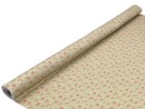 Red Dogs on Beige Printed Cotton