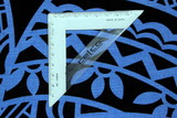Blue & Black Pasifika Dobby Cotton