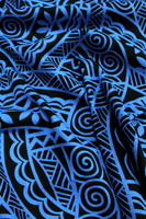 Blue & Black Pasifika Dobby Cotton