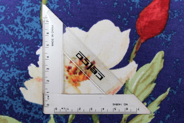 Camellias on Navy Water-proofed & UV Coated Canvas