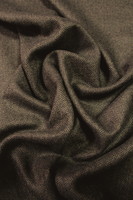 Chocolate Herringbone Wool Blend