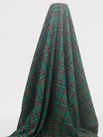 Classic Green, Blue & Red Brushed Cotton Check