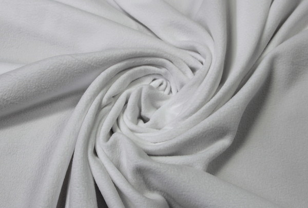 Plain Micro-Fleece - White