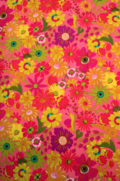 Salmon Open Eyed Premium Printed Cotton