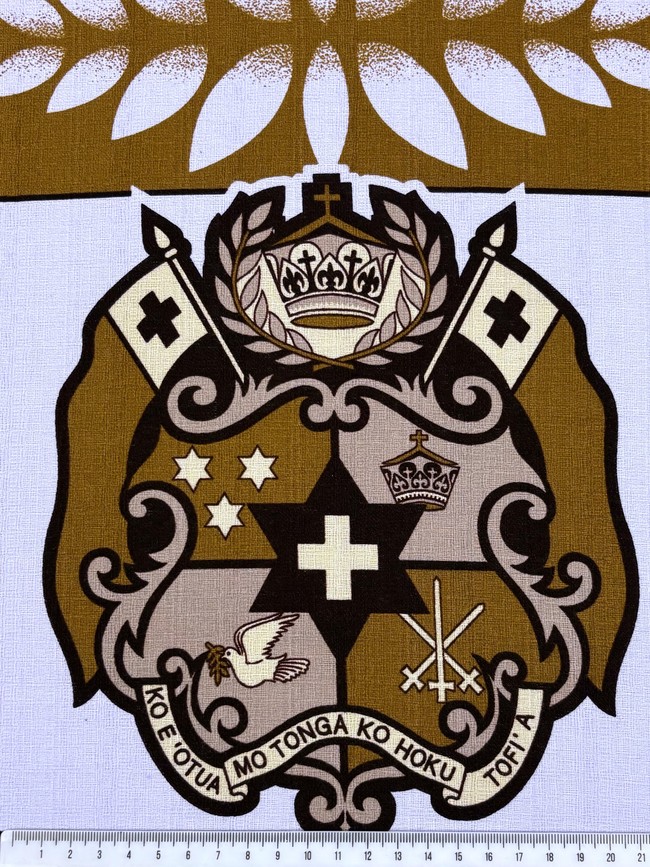 Brown & Neutral Tones Tongan Cotton Dobby