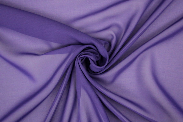 Purple Plain Chiffon