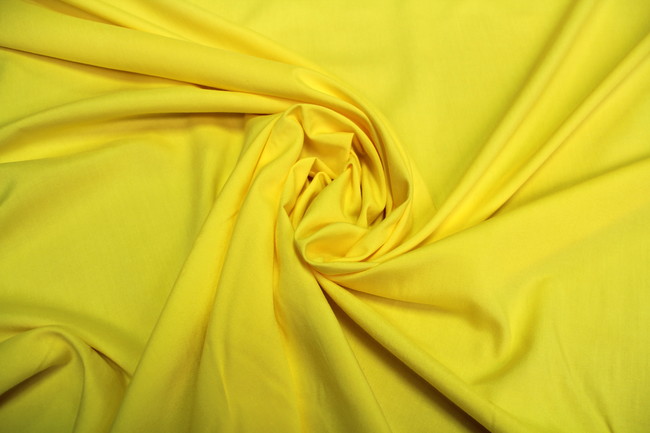 Daffodil Yellow Plain Rayon