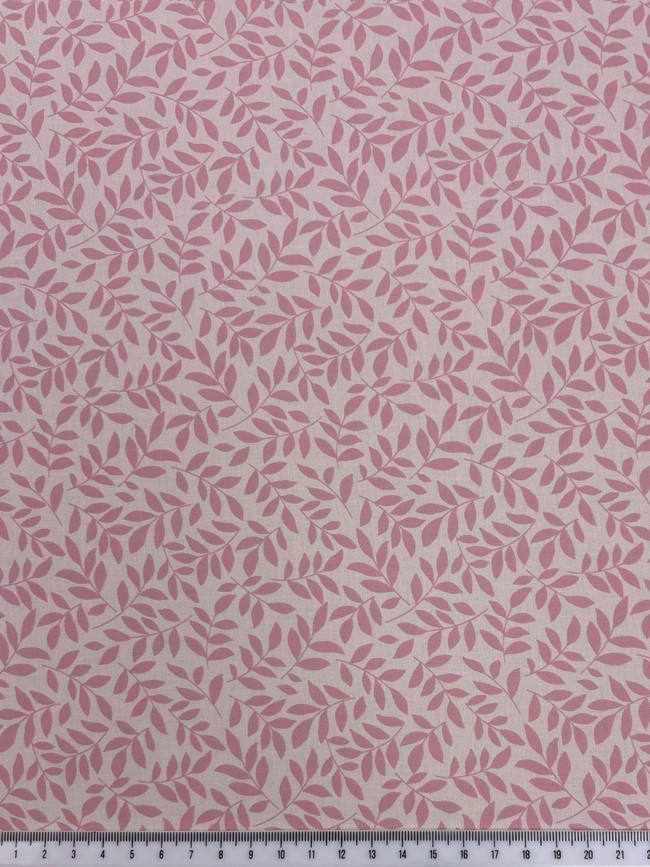 Pink Sprig Printed Cotton