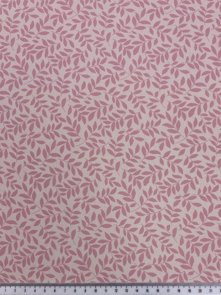 Pink Sprig Printed Cotton