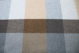 Soft Fawns & Greys Checked Wool Blend