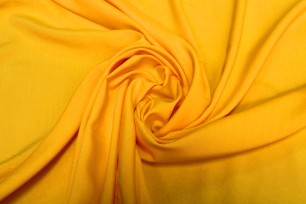 Bright Yellow Plain Rayon