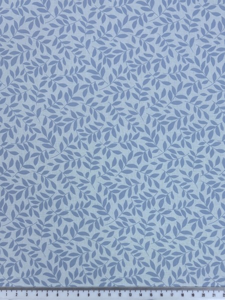 Blue Sprig Printed Cotton