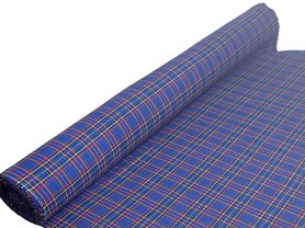 Classic Blue, Red & Green Brushed Cotton Check