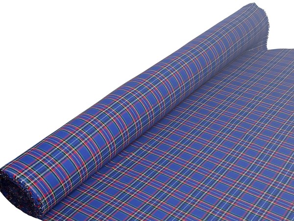 Classic Blue, Red & Green Brushed Cotton Check