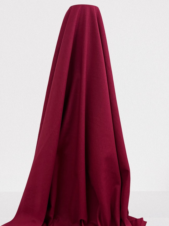 Burgundy Linen Blend