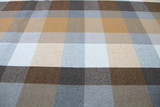 Soft Fawns & Greys Checked Wool Blend