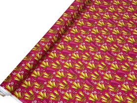 Summer Garden Kowhai Kiwiana Printed Cotton