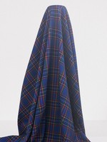 Classic Blue, Red & Green Brushed Cotton Check