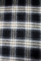 Fawn, Grey & Black Tartan Wool Shirting