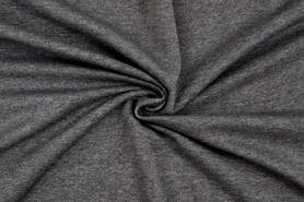 Charcoal Marle Brushed Sweatshirting