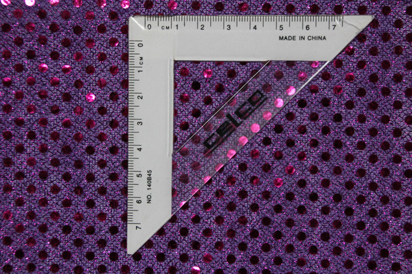 Magenta on Purple Mini Disco Dot