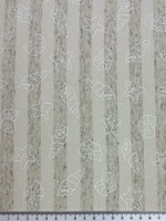 100% Cotton Neutral Stripes & Seashore
