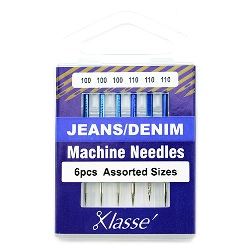 Sizes 100 and 110 Mix Jeans Machine Needles