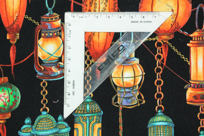 Lantern Glow Printed Cotton
