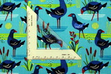 Early Birds Pukeko Printed Kiwiana Cotton