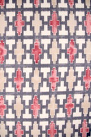 Multi Geometric on Smokey Grey Cotton Crepe