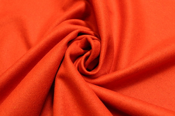 Vibrant & Rich Wool Blend - Burnt Orange